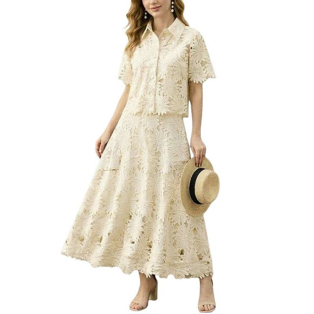 Teodora Womens  2Pc Shirt & Skirt Set